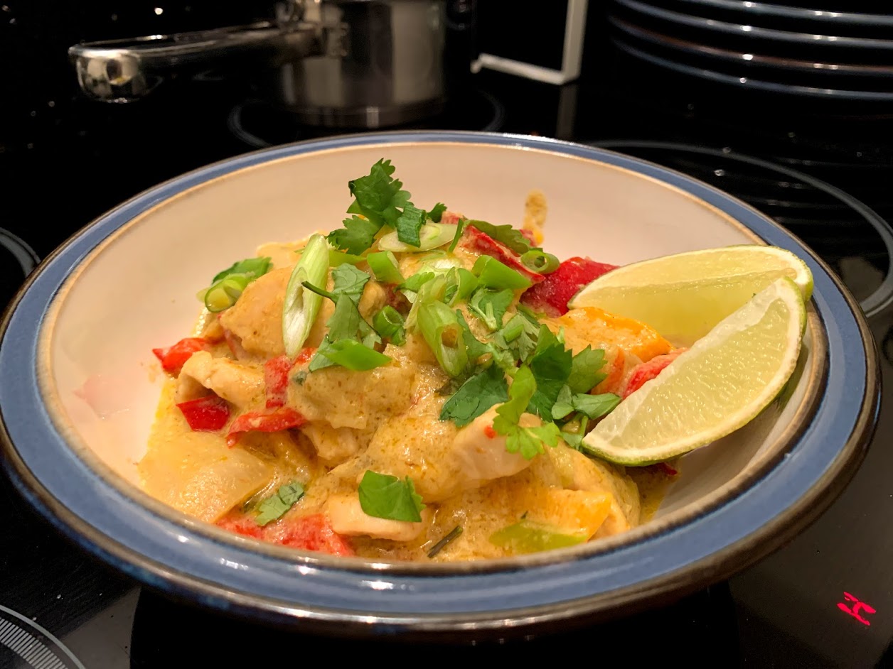 Curry Verde de Frango Tailandês (Green Thai)